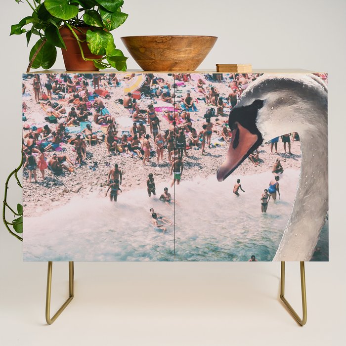 Swan on the Beach Credenza Gallery Image 1