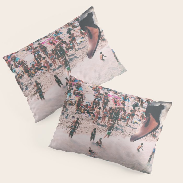Swan on the Beach Pillow Sham Gallery Image 3