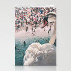 Swan on the Beach Stationery Card Gallery Image 2