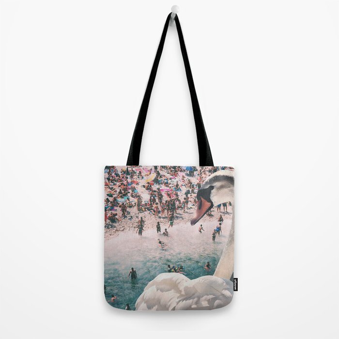 Swan on the Beach Tote Bag Gallery Image 2