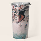 Swan on the Beach Travel Mug Gallery Image 2