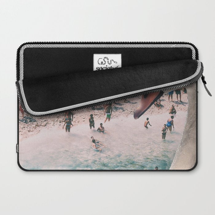 Swan on the Beach Laptop Sleeve Gallery Image 2