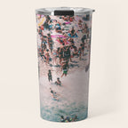 Swan on the Beach Travel Mug Gallery Image 1