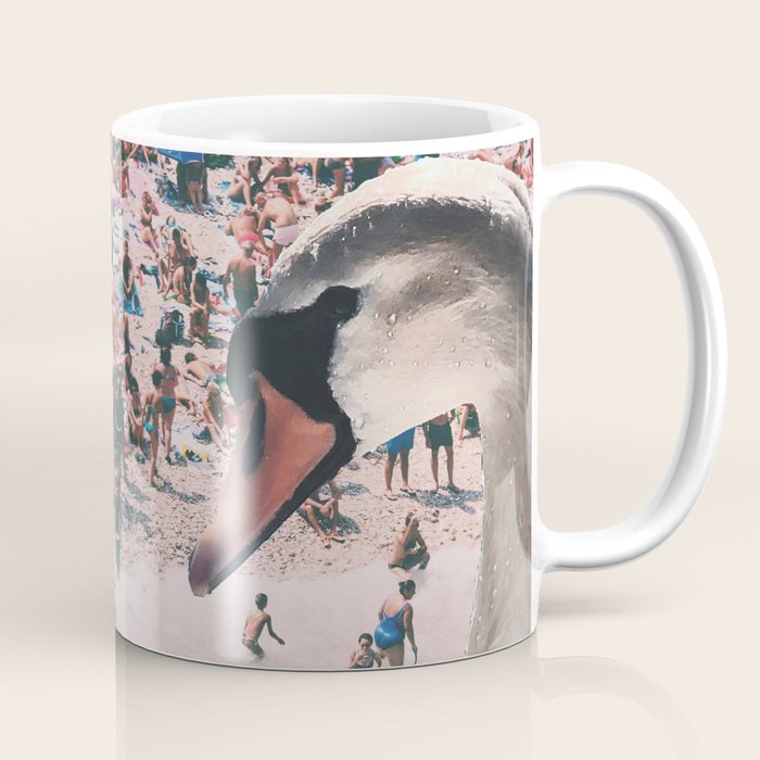 Swan on the Beach Coffee Mug Gallery Image 1