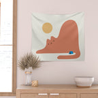 Cat Landscape 118C: Purrfect Campsite C Wall Tapestry Gallery Image 2