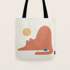 Cat Landscape 118C: Purrfect Campsite C Tote Bag Gallery Image 1