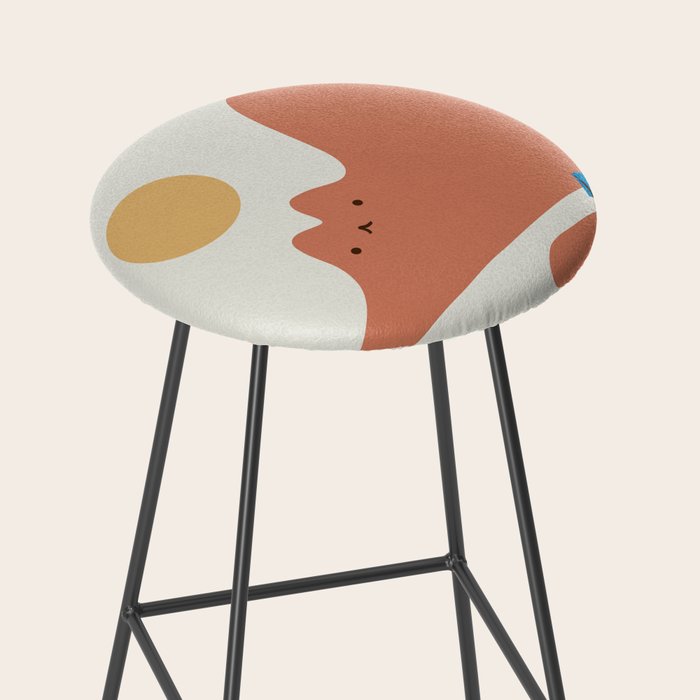 Cat Landscape 118C: Purrfect Campsite C Stool Gallery Image 2