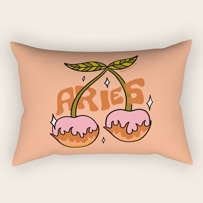 Aries Cherries Rectangular Pillow Gallery Image 1