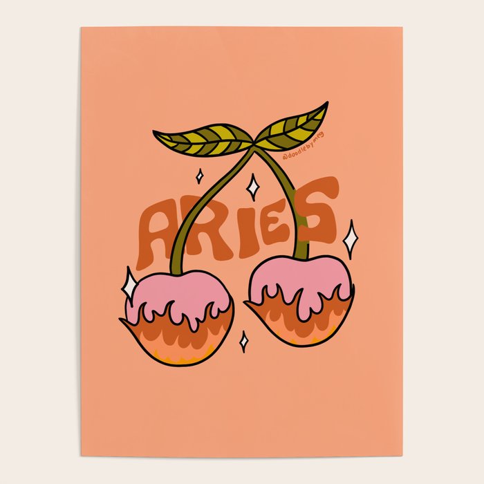 Aries Cherries Poster Gallery Image 1