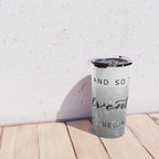 And So The Adventure Begins - Snowy Mountain Travel Mug Gallery Image 4