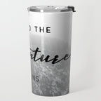 And So The Adventure Begins - Snowy Mountain Travel Mug Gallery Image 2
