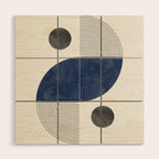 Geometric Shape 02 Wood Wall Art Gallery Image 1