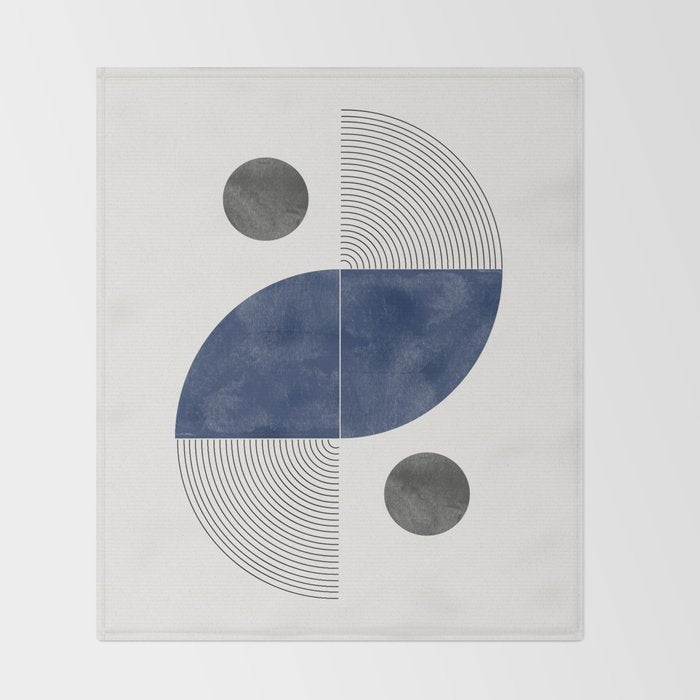 Geometric Shape 02 Throw Blanket Gallery Image 2