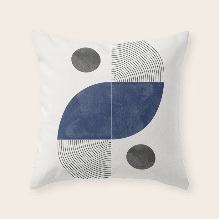 Geometric Shape 02 Throw Pillow Gallery Image 1