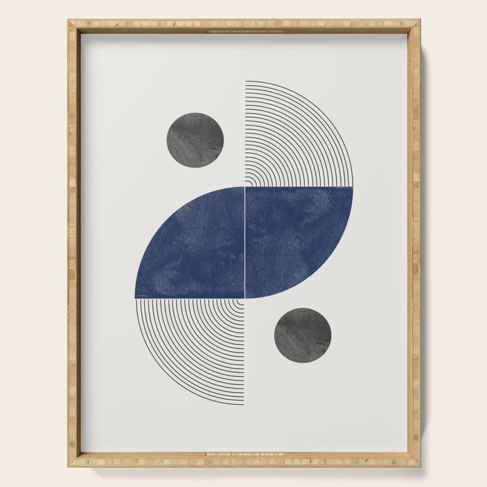 Geometric Shape 02 Serving Tray Gallery Image 1