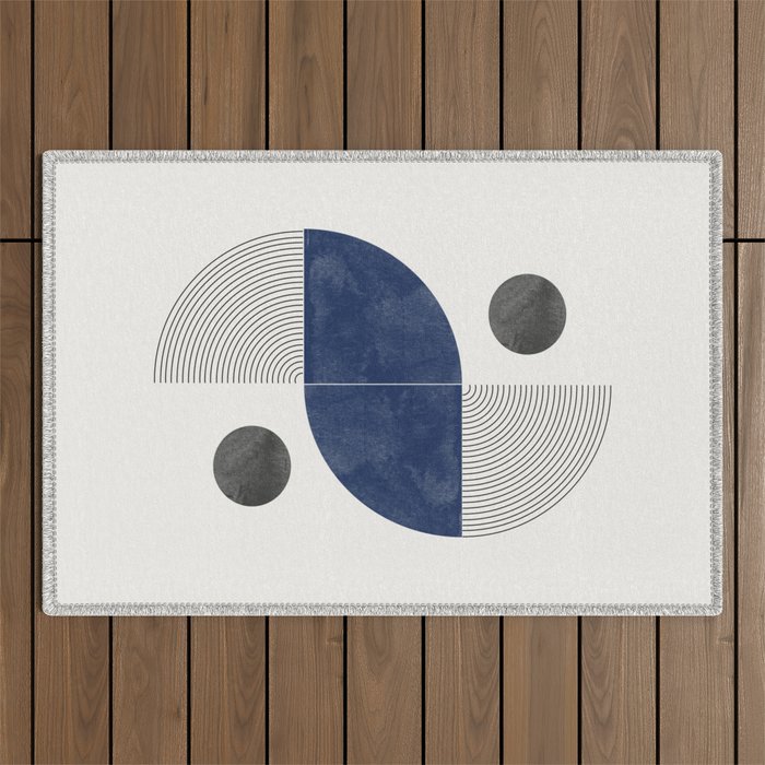 Geometric Shape 02 Outdoor Rug Gallery Image 1