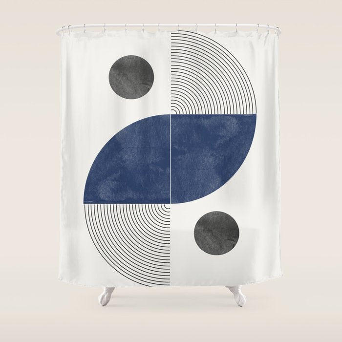 Geometric Shape 02 Shower Curtain Gallery Image 1