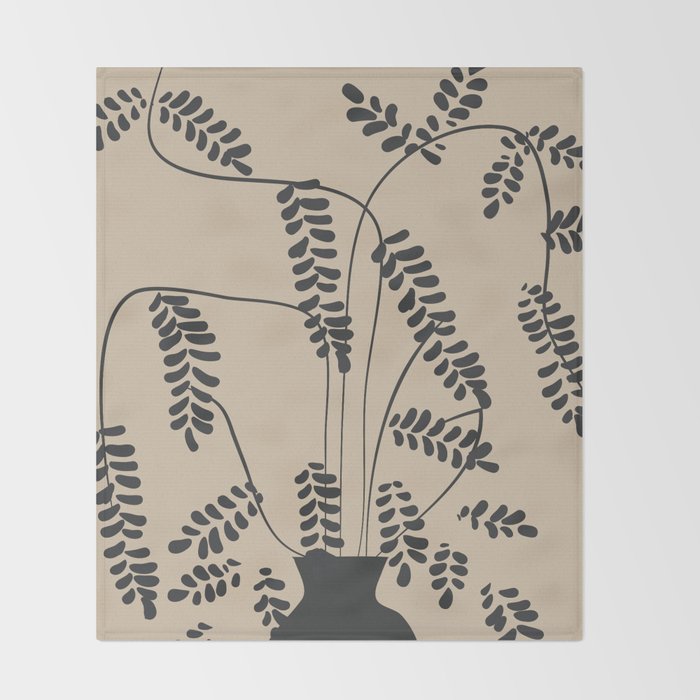 Branched out 2 Throw Blanket Gallery Image 2