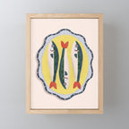 Fish On A Plate Mini Art Print Gallery Image 1