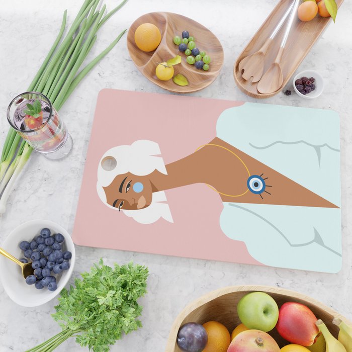 Mint Dress Cutting Board Gallery Image 2