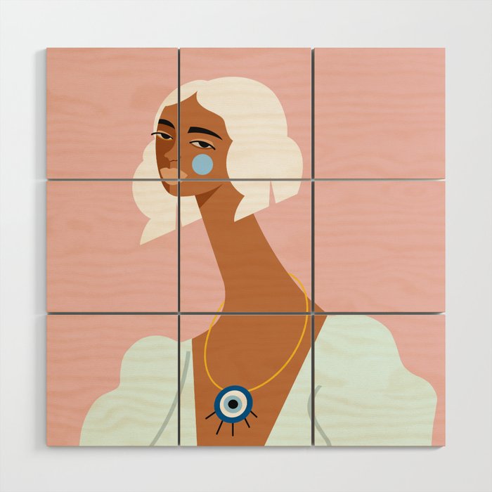 Mint Dress Wood Wall Art Gallery Image 1