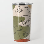 Abstract Faces 1 Travel Mug Gallery Image 1