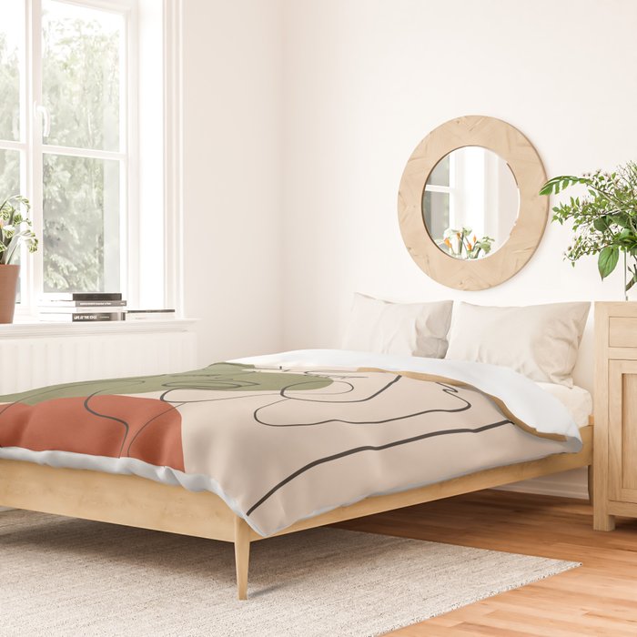 Abstract Faces 1 Duvet Cover Gallery Image 2