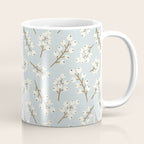 Berries and Branches - Light Blue Coffee Mug Gallery Image 1