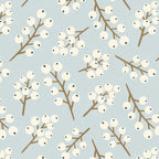 Berries and Branches - Light Blue Coffee Mug Gallery Image 2