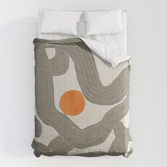 Sun among trees Comforter Gallery Image 6
