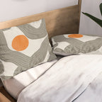 Sun among trees Pillow Sham Gallery Image 2