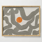 Sun among trees Serving Tray Gallery Image 1