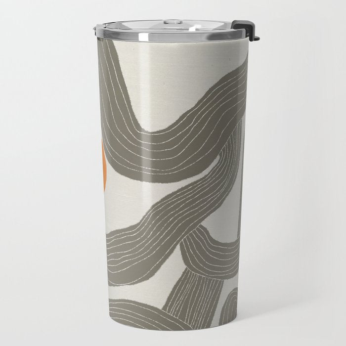 Sun among trees Travel Mug Gallery Image 2