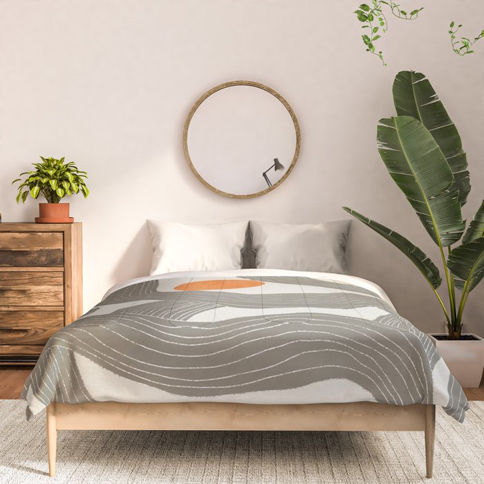 Sun among trees Comforter Gallery Image 3