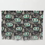 Little Camper - black, cream, and teal Wall Hanging Gallery Image 1