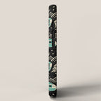 Little Camper - black, cream, and teal iPhone Case Gallery Image 2