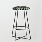 Little Camper - black, cream, and teal Stool Gallery Image 1
