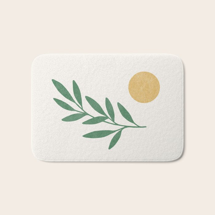 Leaf Sun 1 Bath Mat Gallery Image 1