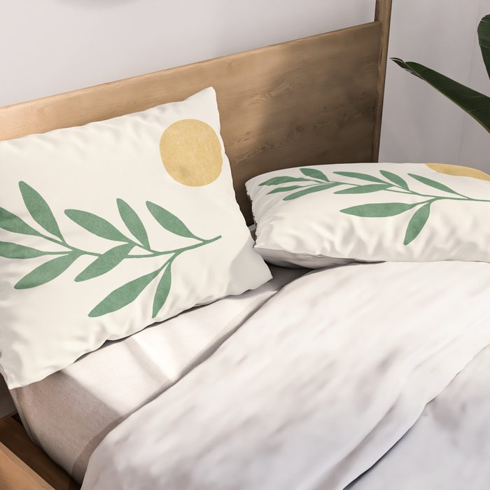 Leaf Sun 1 Pillow Sham Gallery Image 2