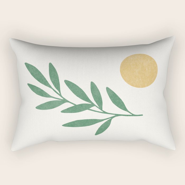 Leaf Sun 1 Rectangular Pillow Gallery Image 1