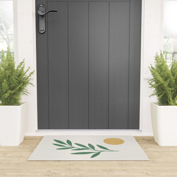 Leaf Sun 1 Welcome Mat Gallery Image 3