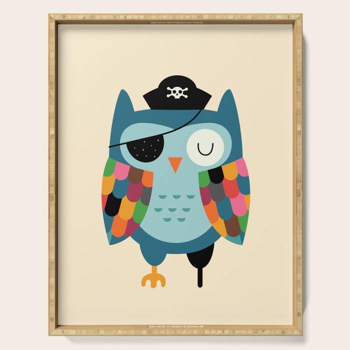 Captain Whooo Serving Tray Gallery Image 1