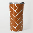 Tiles (Rust) Travel Mug Gallery Image 2