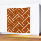 Tiles (Rust) Wall Mural Gallery Image 2