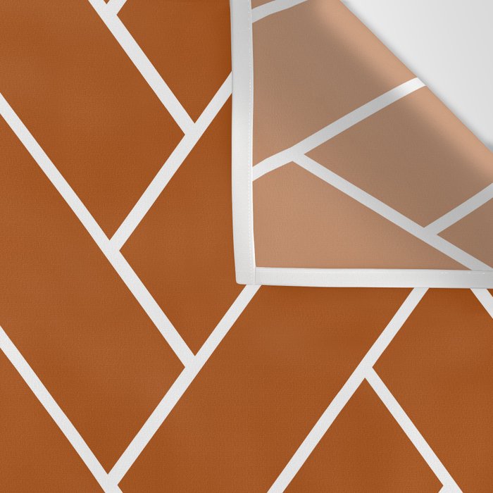 Tiles (Rust) Wall Tapestry Gallery Image 3