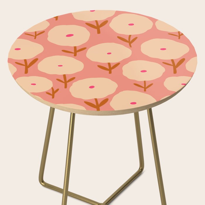 Simple Bold Floral - Fall Colors Side Table Gallery Image 2