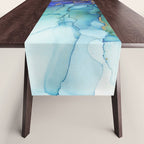 Electric Waves Violet Turquoise - Part 2 Table Runner Gallery Image 1