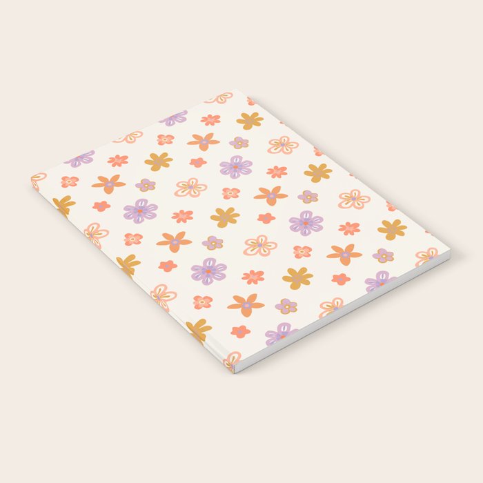 Vintage floral art pattern Notebook Gallery Image 2