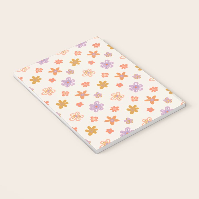 Vintage floral art pattern Notebook Gallery Image 3