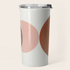 terracotta sun and moon abstract  Travel Mug Gallery Image 2